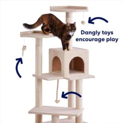 Frisco 57-in Faux Fur Cat Tree & Condo 10 Frisco 57-in Faux Fur Cat Tree & Condo -Frisco 101805 PT3. AC SS1800 V1667229733