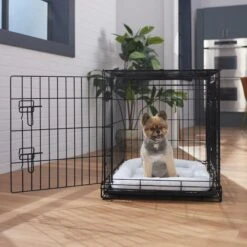 Frisco Heavy Duty Fold & Carry Double Door Collapsible Wire Dog Crate