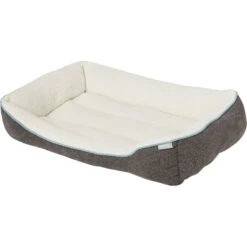 Frisco Sherpa Rectangular Bolster Dog Bed -Frisco 129483 PT2. AC SS1800 V1566334964