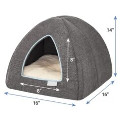 Frisco Igloo Covered Cat & Dog Bed 11 Frisco Igloo Covered Cat & Dog Bed -Frisco 144836 PT2. AC SS1800 V1647881252