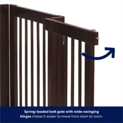 Frisco Deluxe Configurable 4-Panel Wood Dog Gate -Frisco 156793 PT4. AC SS1800 V1666119140