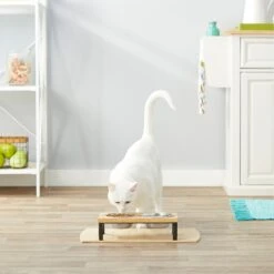 Frisco Wood Elevated Stainless Steel Double Diner Dog & Cat Bowl -Frisco 161144 PT4. AC SS1800 V1561641433