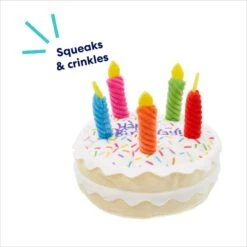 Frisco Birthday Cake Plush Squeaky Dog Toy -Frisco 162839 PT2. AC SS1800 V1695670718