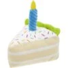 Frisco Birthday Cake Slice Plush Squeaky Dog Toy -Frisco 162906 Main. AC SS1800 V1565379460