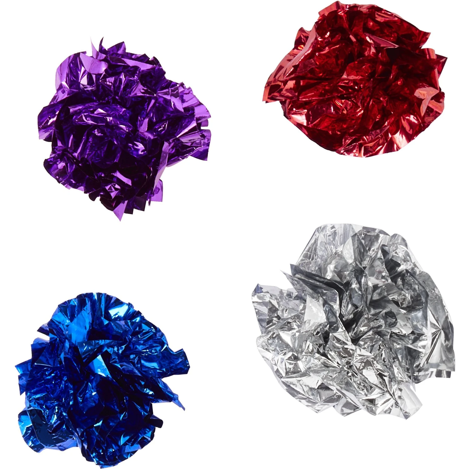 Frisco Colorful Crinkle Ball Cat Toy 3 Frisco Colorful Crinkle Ball Cat Toy