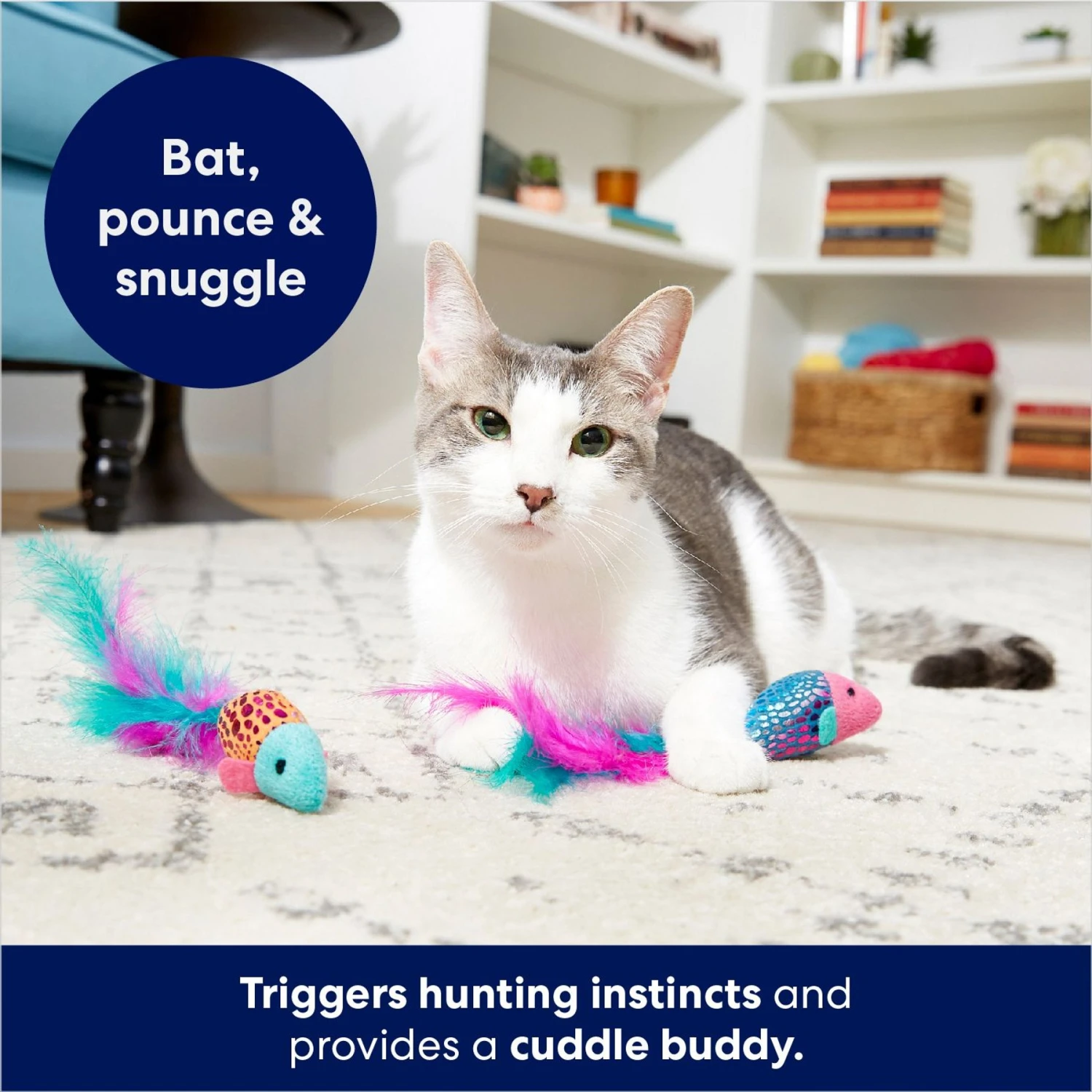 Frisco Sparkle Fish Plush Cat Toy With Catnip 6 Frisco Sparkle Fish Plush Cat Toy With Catnip - Image 4