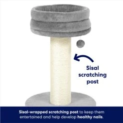 Frisco 24.8-in Heavy Duty Faux Fur Cat Tree 10 Frisco 24.8-in Heavy Duty Faux Fur Cat Tree -Frisco 169397 PT2. AC SS1800 V1667229717