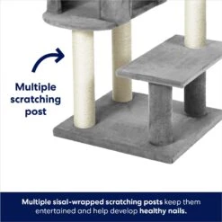 Frisco 48-in Heavy Duty Faux Fur Cat Tree & Condo -Frisco 169399 PT3. AC SS1800 V1667229003