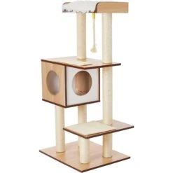 Frisco 47.5-in Modern Cat Tree & Condo -Frisco 177904 PT5. AC SS1800 V1584453379