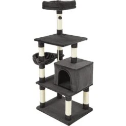 Frisco 59-in Faux Fur Cat Tree & Condo -Frisco 180387 PT6. AC SS1800 V1584453440