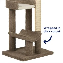 Frisco 69-in Real Carpet Wooden Cat Tree -Frisco 208926 PT2. AC SS1800 V1667228667