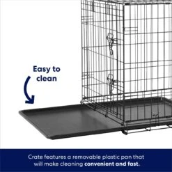 Frisco Fold & Carry Single Door Collapsible Wire Dog Crate & Mat Kit 14 Frisco Fold & Carry Single Door Collapsible Wire Dog Crate & Mat Kit -Frisco 212620 PT4. AC SS1800 V1667228975