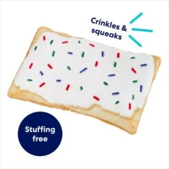 Frisco Frosted Pastry Stuffing-Free Flat Plush Squeaky Dog Toy -Frisco 213812 PT2. AC SS1800 V1686580151