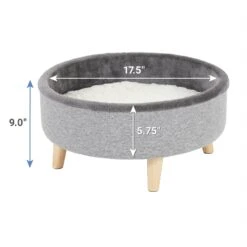 Frisco Modern Round Elevated Cat Bed 7 Frisco Modern Round Elevated Cat Bed -Frisco 214363 PT1. AC SS1800 V1603948077
