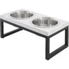 Frisco Marble Print Stainless Steel Double Elevated Dog Bowl -Frisco 216017 MAIN. AC SS1800 V1591020394