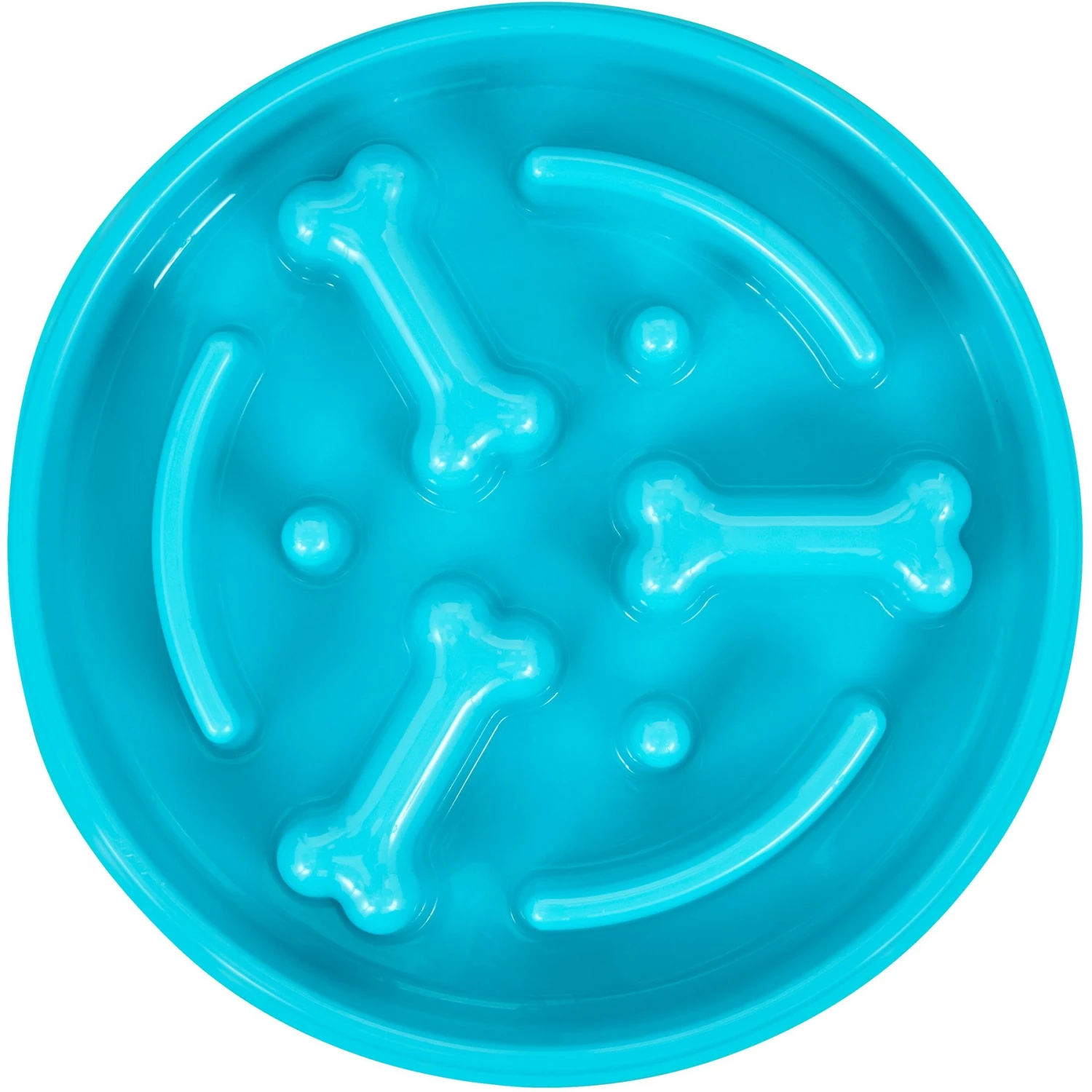 Frisco Bone Shaped Ridges Slow Feed Bowl 3 Frisco Bone Shaped Ridges Slow Feed Bowl