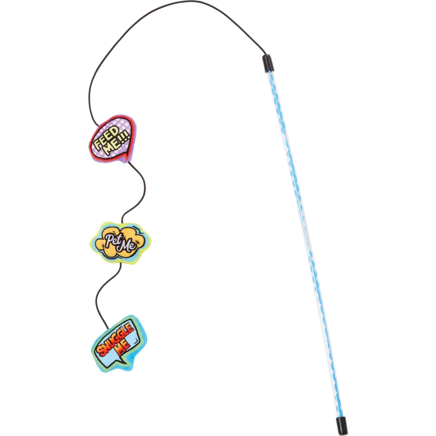 Frisco Retro Plush Comic Book Bubble Teaser Cat Toy With Catnip 3 Frisco Retro Plush Comic Book Bubble Teaser Cat Toy With Catnip