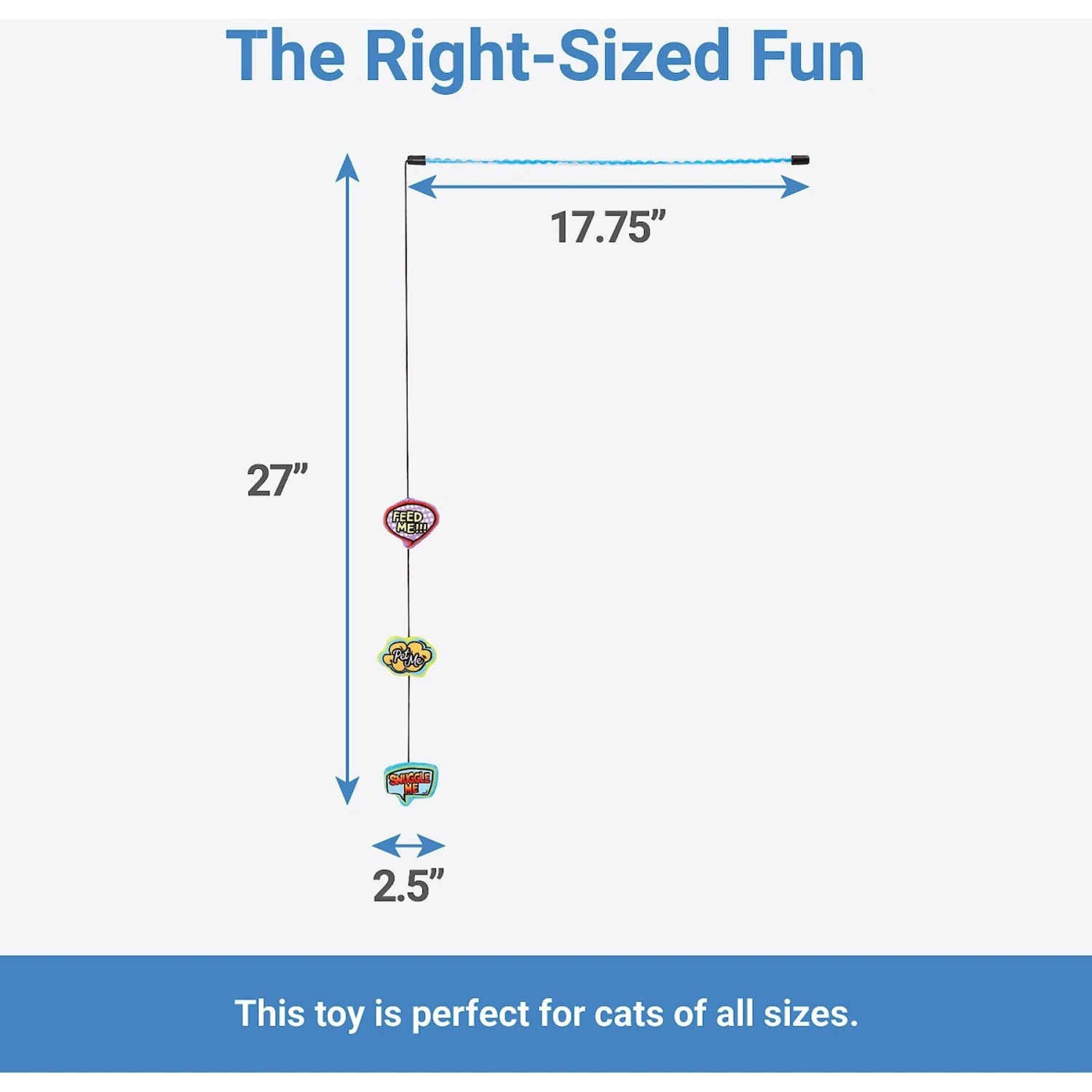 Frisco Retro Plush Comic Book Bubble Teaser Cat Toy With Catnip 4 Frisco Retro Plush Comic Book Bubble Teaser Cat Toy With Catnip - Image 2