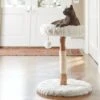 Frisco Natural Wood Modern Cat Tree With Toy, Ivory, Small -Frisco 236559 MAIN. AC SS1800 V1616521933