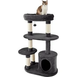 Frisco 48.25-in Heavy Duty Faux Fur Cat Tree & Condo -Frisco 238154 PT2. AC SS1800 V1616075075