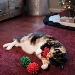 Frisco Holiday Moppy Ball Cat Toy With Catnip, 3 Count 9 Frisco Holiday Moppy Ball Cat Toy With Catnip, 3 Count -Frisco 244935 PT2. AC SS1800 V1602172003