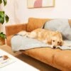 Frisco Faux Linen Personalized Dog & Cat Blanket, Beige, Large -Frisco 252621 MAIN. AC SS1800 V1604672810