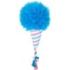 Frisco Baseball Cotton Candy Plush With Rope Squeaky Dog Toy -Frisco 252750 MAIN. AC SS1800 V1613158574