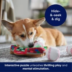 Frisco Baseball Hide & Seek Puzzle Plush Squeaky Dog Toy -Frisco 252758 PT5. AC SS1800 V1695760990
