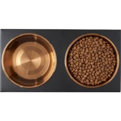 Frisco Copper Stainless Steel Elevated Foldable Double Dog & Cat Bowls 15 Frisco Copper Stainless Steel Elevated Foldable Double Dog & Cat Bowls -Frisco 253060 PT5. AC SS1800 V1616595415