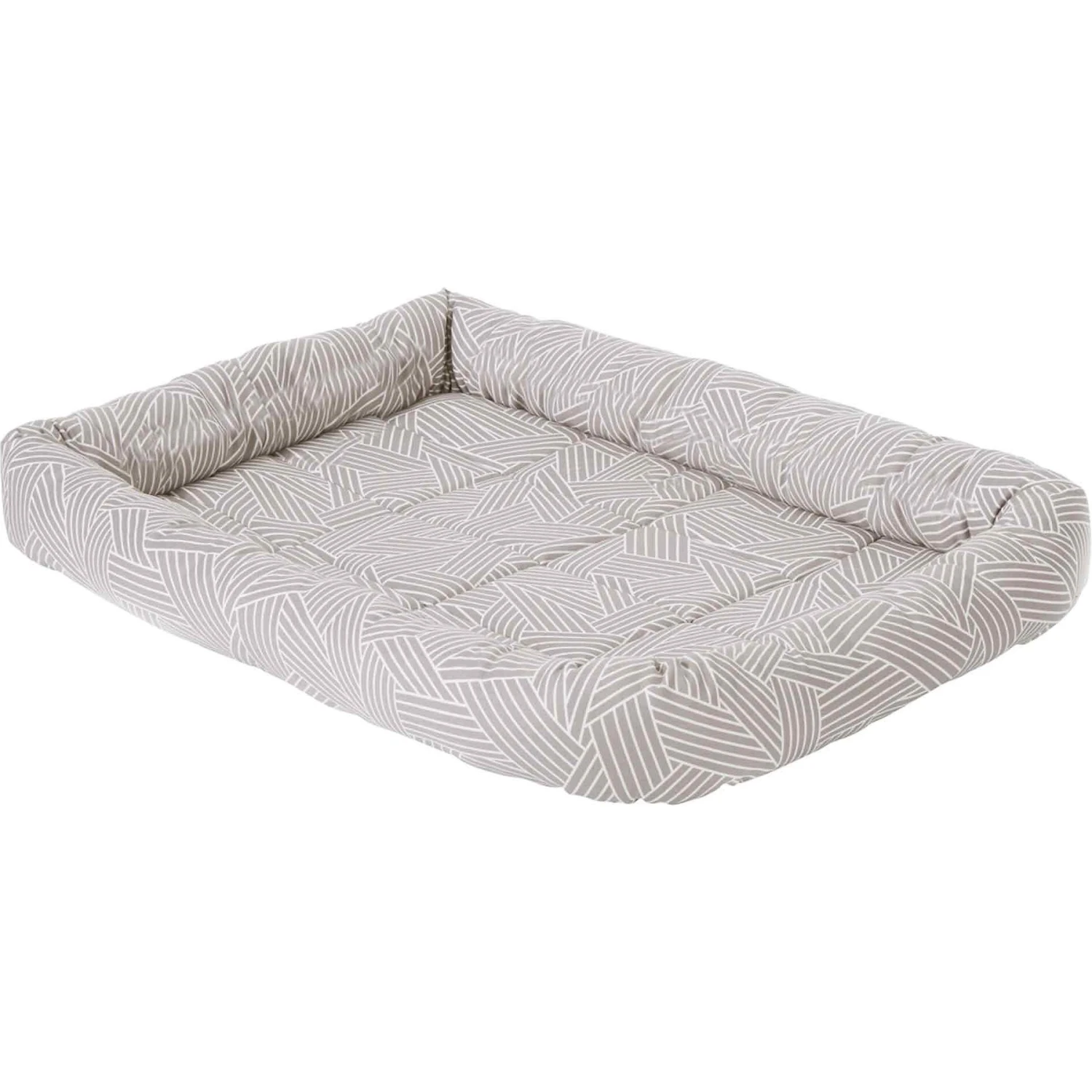 Frisco Fold & Carry Double Door Collapsible Wire Dog Crate & Frisco Gray Basket Weave Dog Crate Mat 5 Frisco Fold & Carry Double Door Collapsible Wire Dog Crate & Frisco Gray Basket Weave Dog Crate Mat - Image 4