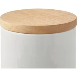 Frisco Ceramic Treat Jar With Wood Lid -Frisco 256050 PT4. AC SS1800 V1616506588