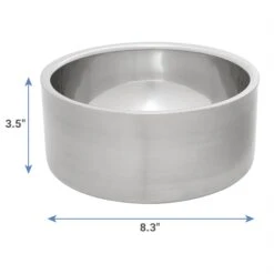 Frisco Insulated Non-Skid Stainless Steel Dog & Cat Bowl -Frisco 261757 PT1. AC SS1800 V1623937522