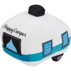 Frisco Road Trip Happy Camper Plush Squeaky Dog Toy -Frisco 261991 PT2. AC SS1800 V1619791988