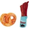 Frisco Road Trip Jerky & Pretzel Plush Squeaky Dog Toy, 2 Count -Frisco 262012 MAIN. AC SS1800 V1619790477