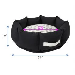 Frisco Indoor/Outdoor Deep Dish Cuddler Bolster Cat & Dog Bed -Frisco 262150 PT1. AC SS1800 V1619643872