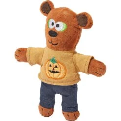 Frisco Halloween Good Bear, Bad Bear Reversible Plush Cat Toy With Catnip