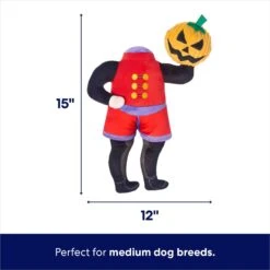 Frisco Halloween Headless Rider Plush Squeaky Dog Toy -Frisco 270375 PT1. AC SS1800 V1689878440