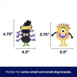 Frisco Halloween Friendly Monsters Plush Squeaky Dog Toy -Frisco 270435 PT1. AC SS1800 V1689878415
