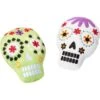 Frisco Halloween Day Of The Dead Sugar Skull Plush Squeaky Dog Toy, 2 Count -Frisco 270443 MAIN. AC SS1800 V1624071211