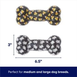 Frisco Halloween Candy Corn & Ghosts TPR Bone Squeaky Dog Toy, 2 Count 8 Frisco Halloween Candy Corn & Ghosts TPR Bone Squeaky Dog Toy, 2 Count -Frisco 270529 PT1. AC SS1800 V1689878436