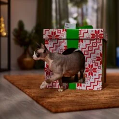 Frisco Holiday Gift Box Cardboard Cat House -Frisco 287291 PT4. AC SS1800 V1695045716