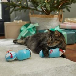 Frisco Holiday Winter Drinks Plush Cat Toy With Catnip, 3 Count -Frisco 287339 PT3. AC SS1800 V1632775980