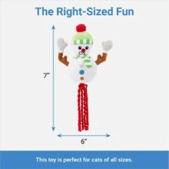 Frisco Naughty Or Nice Snowman Reversible Plush Cat Toy With Catnip 8 Frisco Naughty Or Nice Snowman Reversible Plush Cat Toy With Catnip -Frisco 287387 PT2. AC SS1800 V1637704002