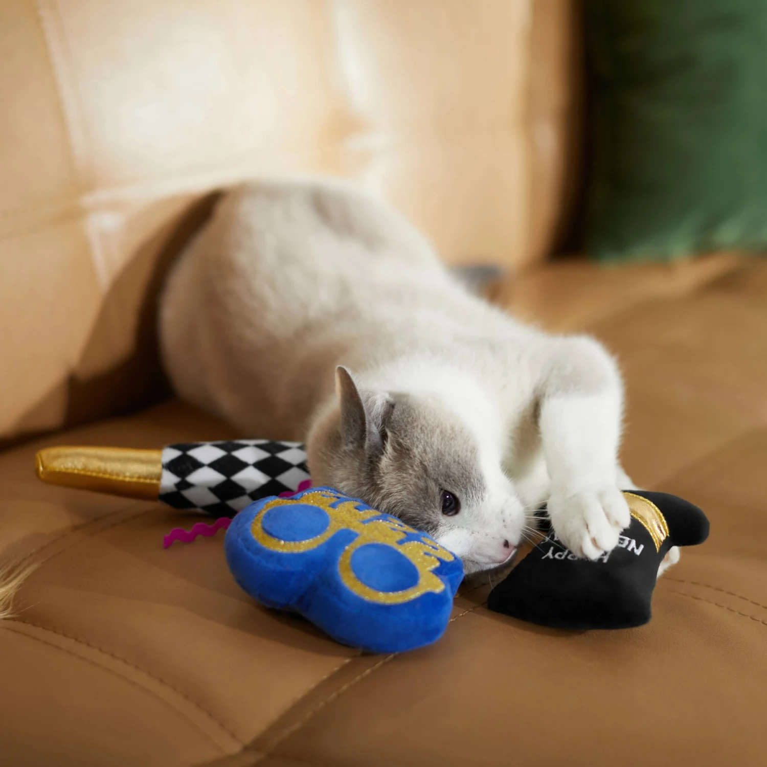 Frisco New Years Necessities Plush Cat Toy With Catnip 5 Frisco New Years Necessities Plush Cat Toy With Catnip - Image 3