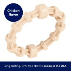 Frisco Ring Tough Nylon Chew Dog Toy, Chicken Flavor -Frisco 290533 PT2. AC SS1800 V1695760929