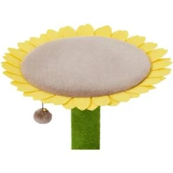 Frisco Sunflower Cat Scratching Post, Single Post -Frisco 296690 PT2. AC SS1800 V1632855980