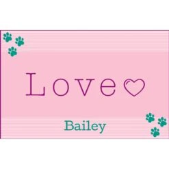 Frisco Love Cutout Personalized Dog & Cat Placemat 8 Frisco Love Cutout Personalized Dog & Cat Placemat -Frisco 299558 PT2. AC SS1800 V1636048343