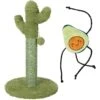 Frisco Cactus Cat Scratching Post & Frisco Dangly Avocado Buddy Plush Cat Toy With Catnip -Frisco 303380 MAIN. AC SS1800 V1623055947
