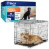 Frisco Fold & Carry Single Door Collapsible Wire Dog Crate & Frisco Premium Extra Large Printed Dog Training & Potty Pads 2 Frisco Fold & Carry Single Door Collapsible Wire Dog Crate & Frisco Premium Extra Large Printed Dog Training & Potty Pads -Frisco 303438 MAIN. AC SS1800 V1681229072