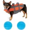 Frisco Ripstop Dog Life Jacket & Frisco Foam Rubber Floating Fetch Ball No Squeak Dog Toy -Frisco 303546 MAIN. AC SS1800 V1623068555